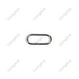 18x6x2mm Iron Oval Ring