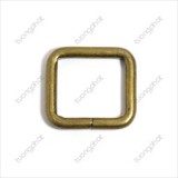 24.5 x 21.5 x 4.4 mm Iron Rectangle Ring