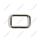 25.5x15x4.4 mm Iron Rectangle Ring
