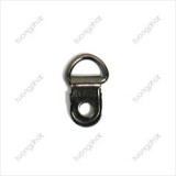9.8mm Brass Clip (2 Prongs) With 2mm D-Ring